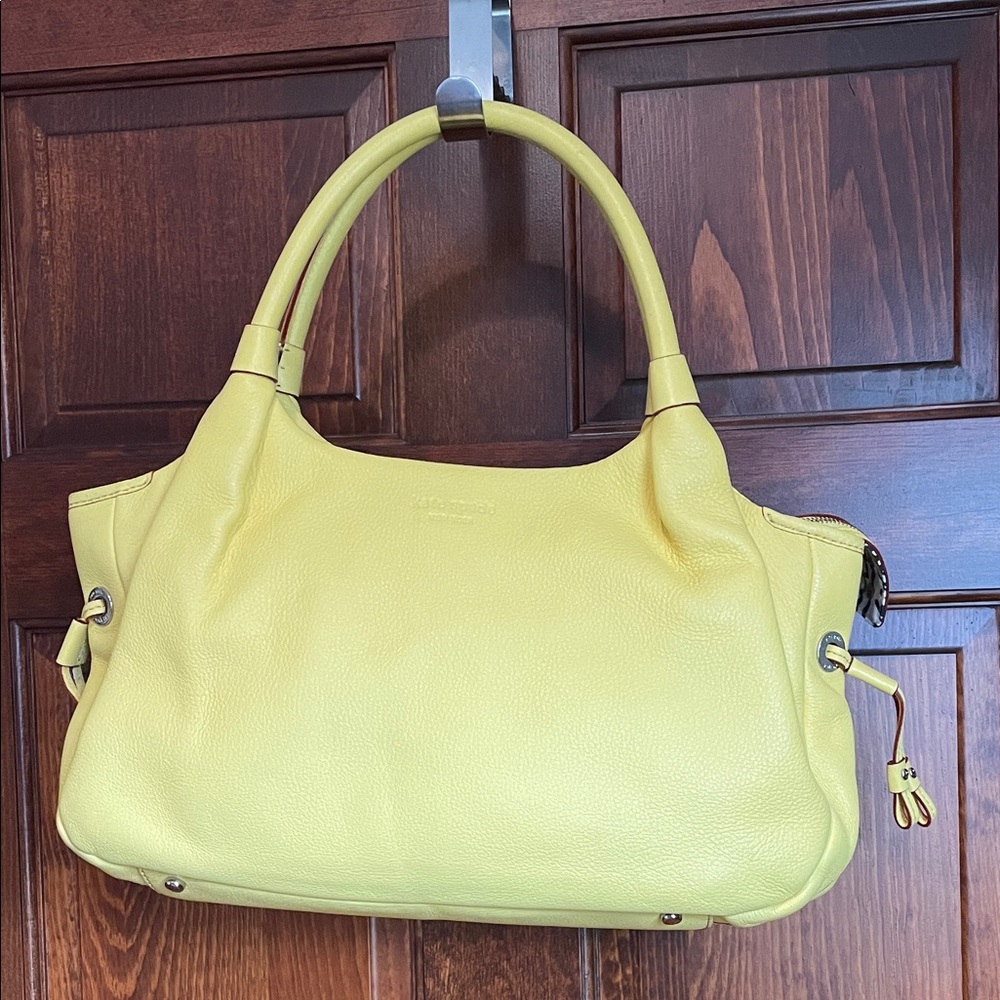 Kate Spade Bright Yellow Leather Handbag